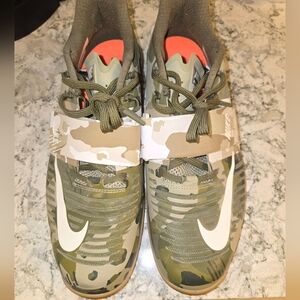Nike Romaleos 3 Weightlifting Shoe Green Camo Size 10.5